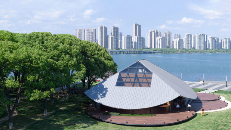 jinji lake pavilion galaxy arch arch exist dezeen 2364 hero new