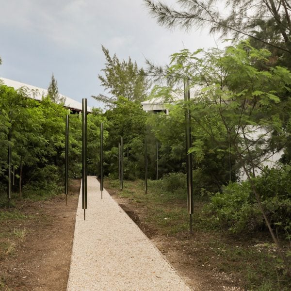 limbo accra duho pavilion aluminum poles cayman island dezeen 2364 hero 45