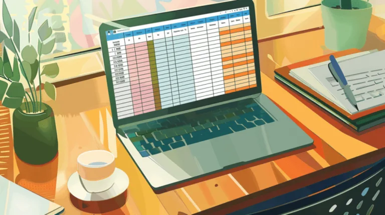 nuneybits Vector art of a spreadsheet on a laptop 8bc443c2 a994 467e bfef 757d8666dde9