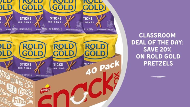 Classroom Deal of the Day 20 on Rold Gold Pretzels