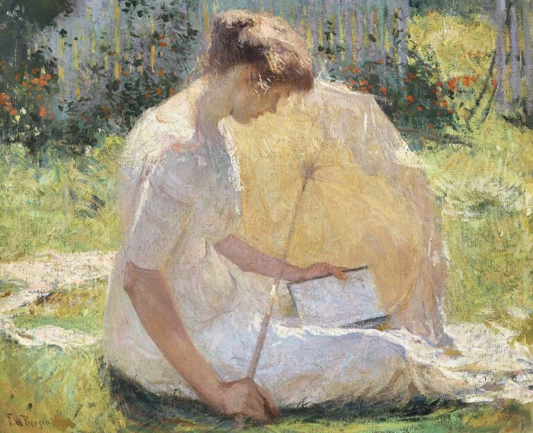 The Reader Frank Weston Benson 1906