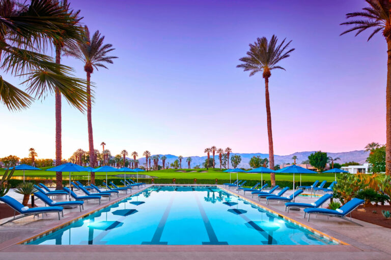 view of the pool at the JW Marriott Desert Springs in Scottsdale Arizona source Marriott