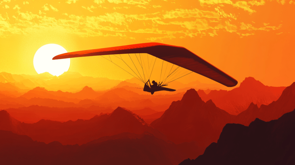 nuneybits Vector art of a hang glider 770a36f2 f762 4ea9 b06d 23c7b62d32ca