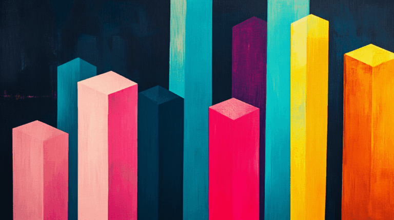 painted bar charts